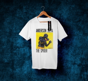 Памучна мъжка тениска с щампа - The Spider, Андерс