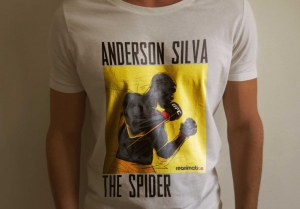 Памучна мъжка тениска с щампа - The Spider, Андерс