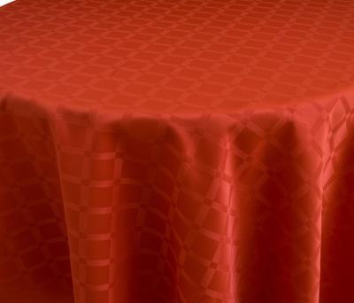 Едноцветна покривка за маса - брик, керемида