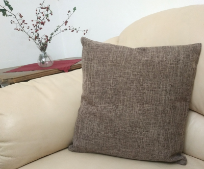 Декоративна калъфка за възглавничка - бежово, капучино