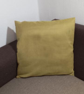 Зелена калъфка за декоративна възглавница - 45х45 см